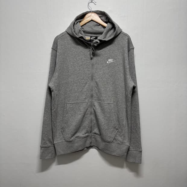 나이키 그레이 후드집업