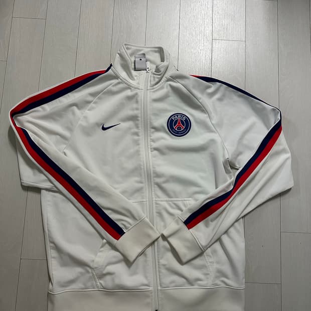 나이키 파리 생제르맹 PSG 18-19 트랙탑 저지 화이트 유럽L