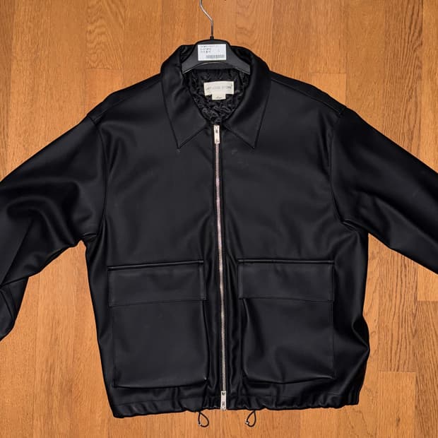 라퍼지스토어 매트 블랙 가죽자켓
