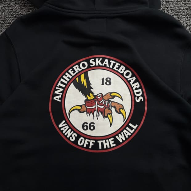 반스 안티히어로 빅로고 박시핏 후드집업 1618