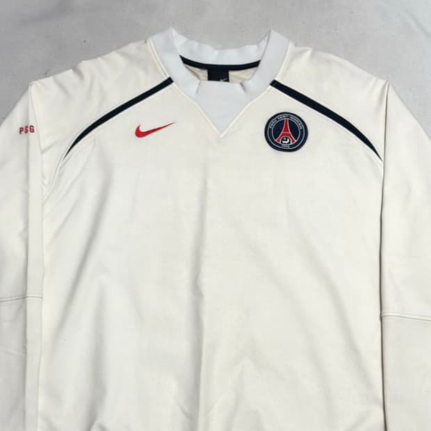 XL 나이키 파리 생제르맹 화이트 트레이닝 탑