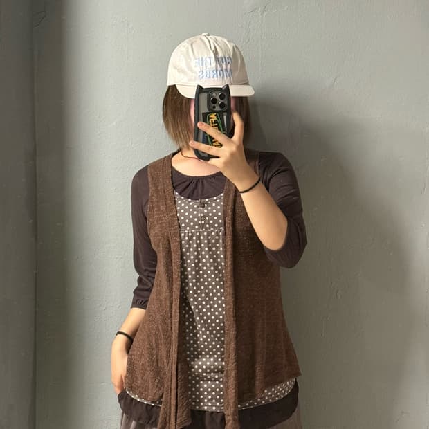 Kawaii layered items(vest + ops)