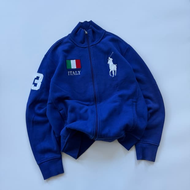 폴로 빅포니 이태리 집업