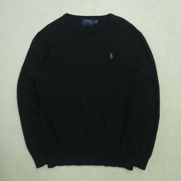 폴로 랄프 로렌 신형 메리노울 니트 M 블랙