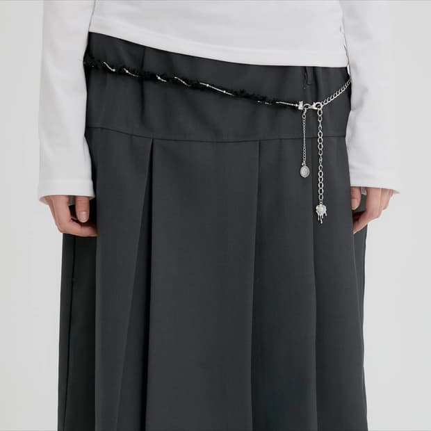 플레어업 체인벨트-Braided Handmade Chain Belt (F