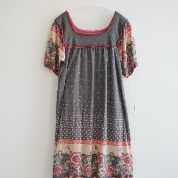 Live in comfort boho layered midi dress