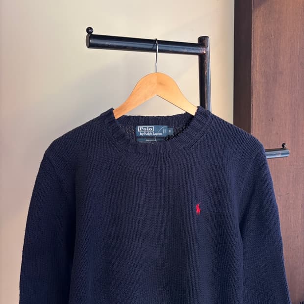 15691 - 폴로 랄프로렌 네이비 니트