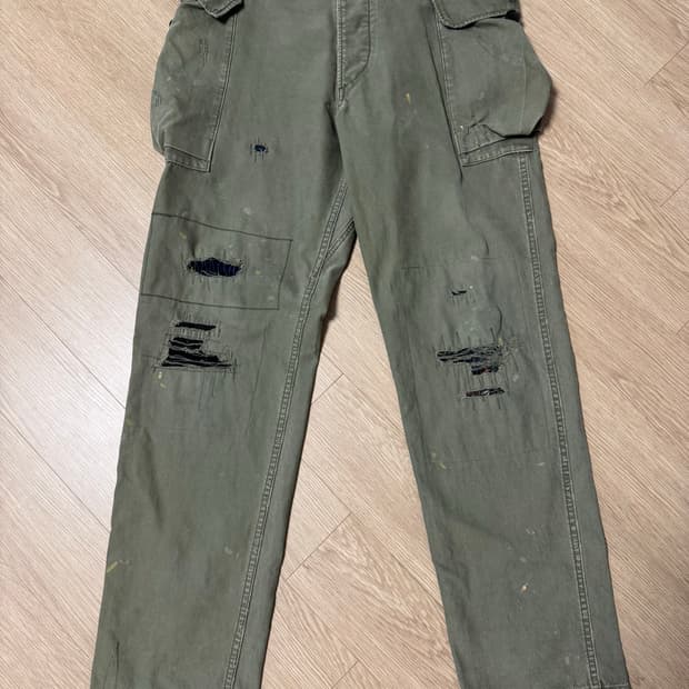 비즈빔 visvim 19aw veterans pants crash 베테랑