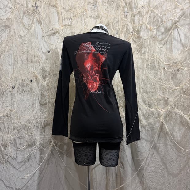 00's Gothic detail long sleeve