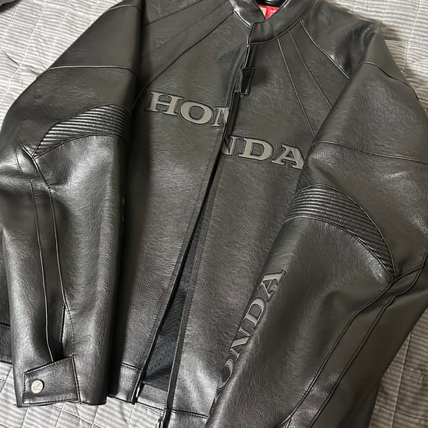 혼다모터사이클 레더 라이더 자켓 M