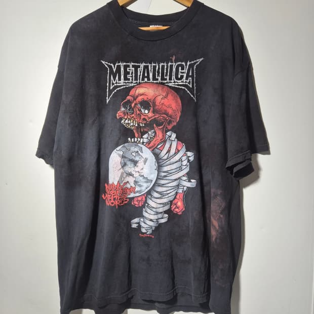00s delta metallica 2004 tour t shirt