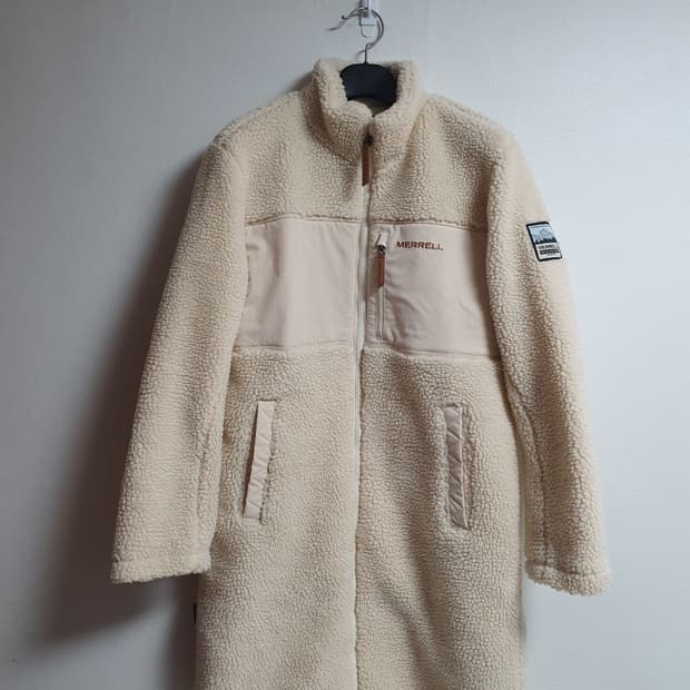 택포가 머렐 자켓 킹스피크 에디션 롱 플리스 아이보리 90