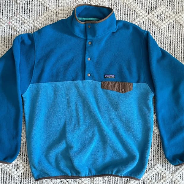 10s 파타고니아 신칠라 스냅-T 블루/브라운