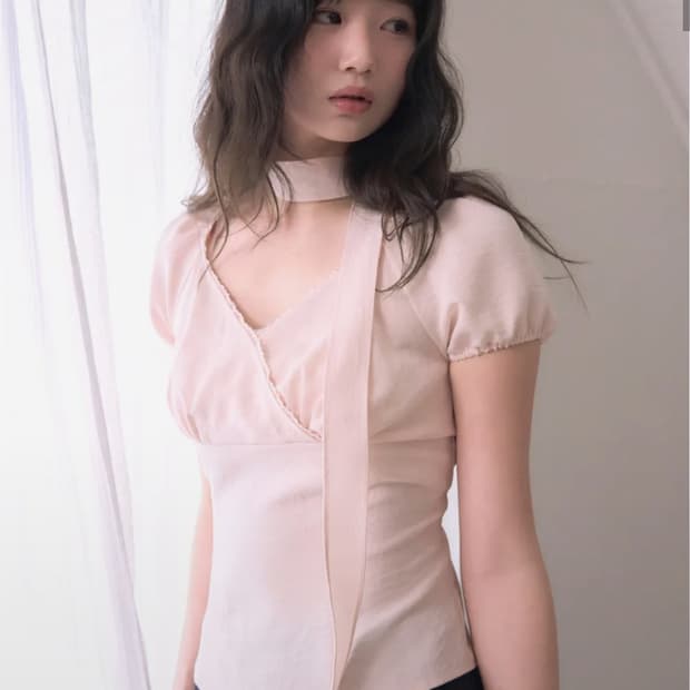 레이즈미야 코우키 타이 블라우스(새상품)