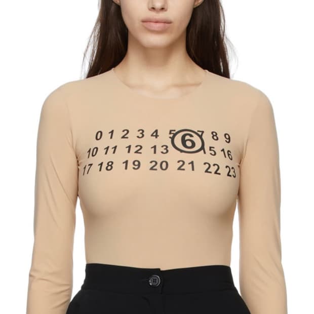 MM6 마르지엘라 넘버링 바디수트