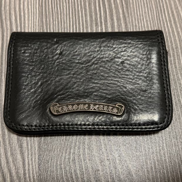 크롬하츠 스크롤라벨 카드지갑