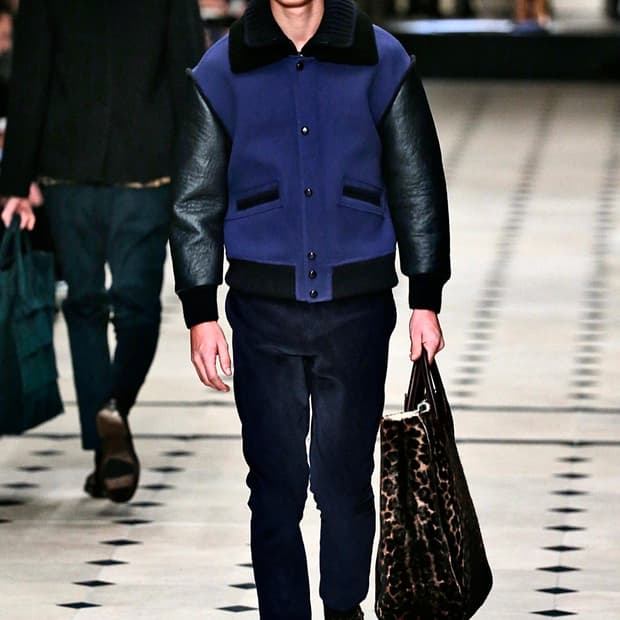 버버리 프로섬 가죽 봄버 자켓