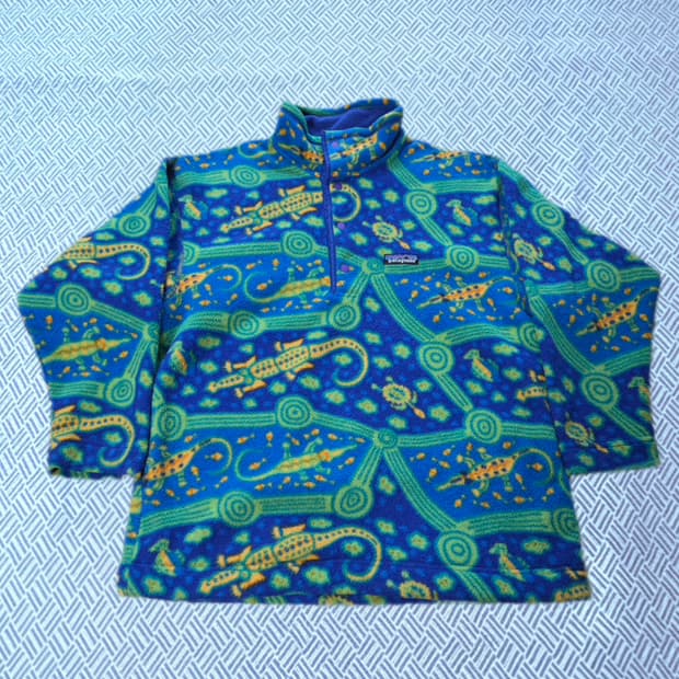 (xl/~55)파타고니아 90s Usa 악어 신칠라 M