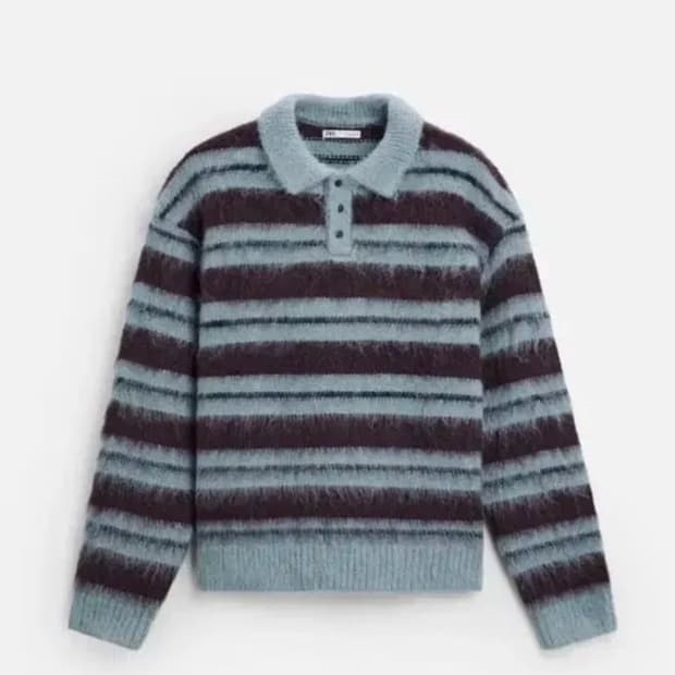 자라 스트라이프 니트 xl