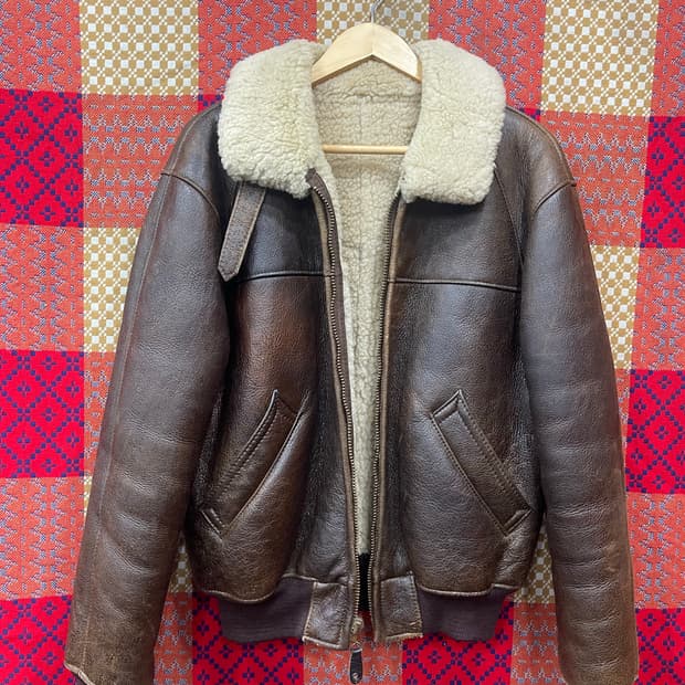 80-90s 골든베어 b-6 무스탕 40