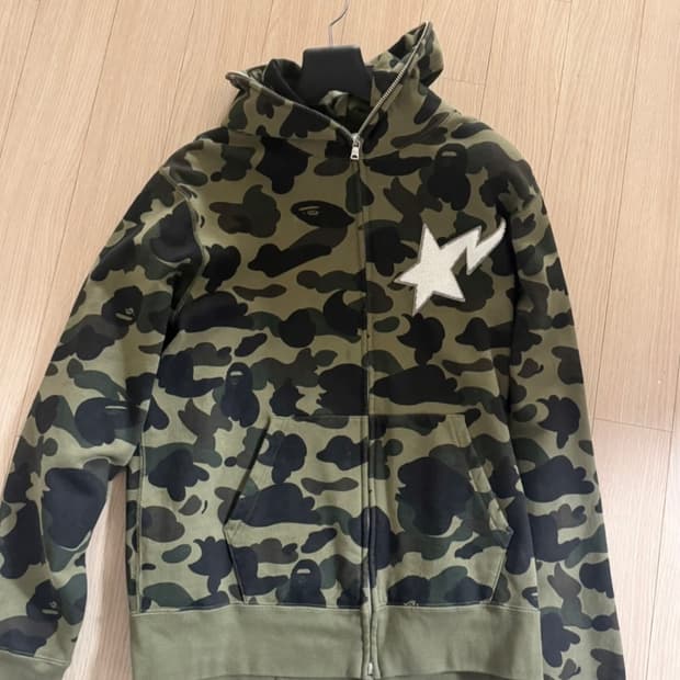 A Bathing Ape 카모 후드집업 L