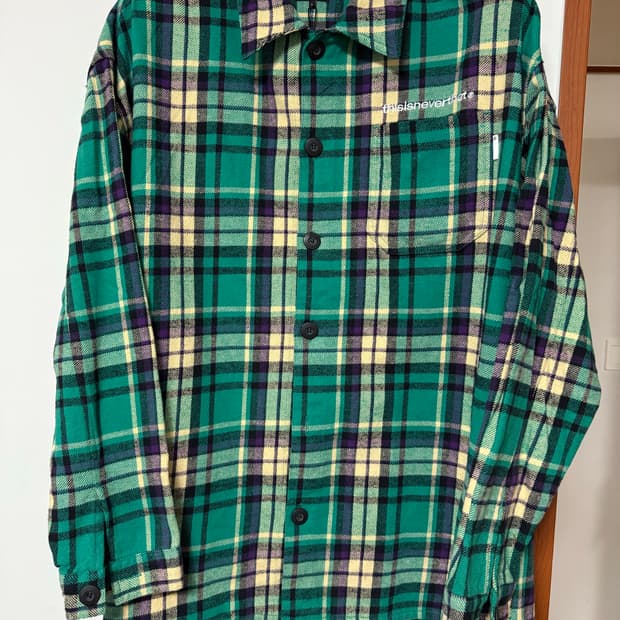 디스이즈 네버댓 체크 셔켓