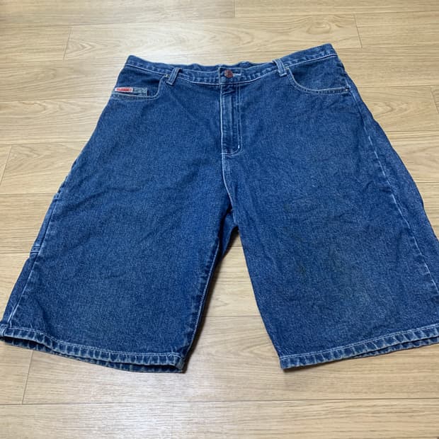 34]올드 엑스라지(XLARGE) 고릴라 라벨 미판 카펜터 데님 반바지