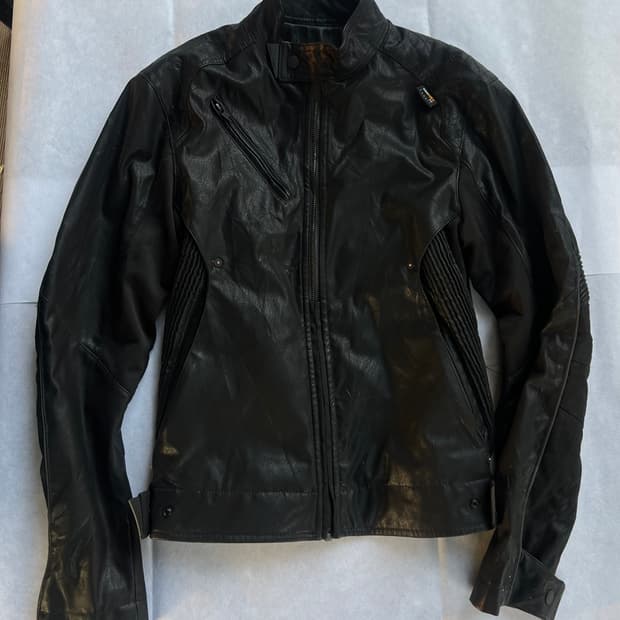”vintage“biker leather jacket