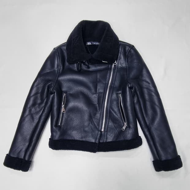 자라 에코퍼 무스탕 자켓 XS _ 여성