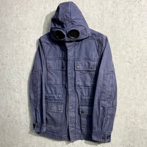 [95] C.P Company 씨피컴퍼니 가먼츠워시드 고글 후드자켓