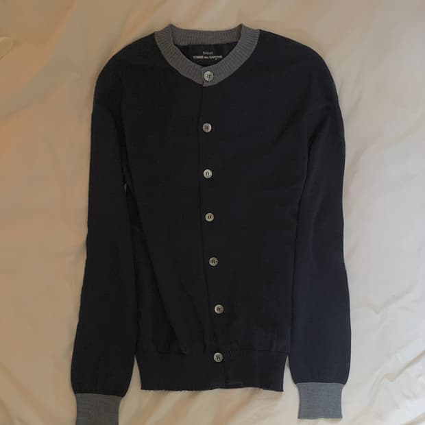 꼼데가르송 트리콧 가디건