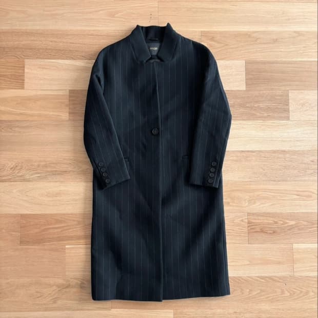 마쥬 핀스트라이프 코트 54