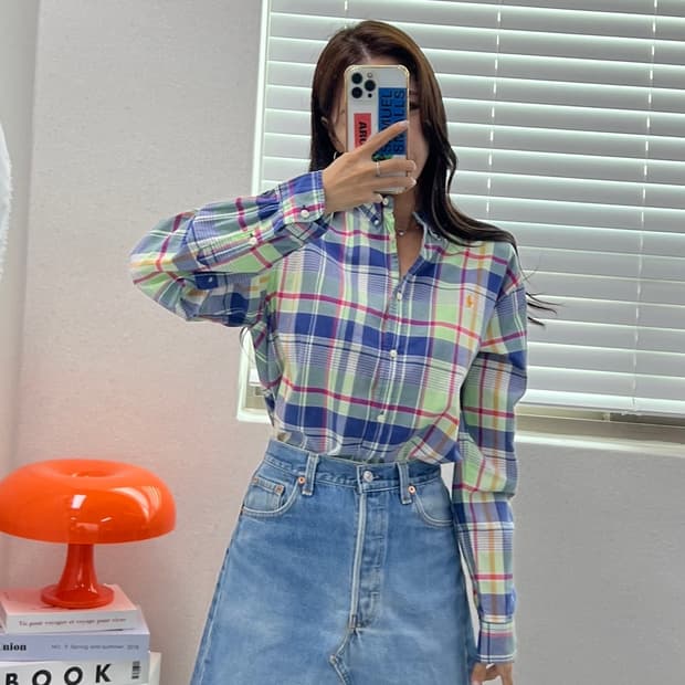 (WOMEN M)랄프로렌 셔츠-M576
