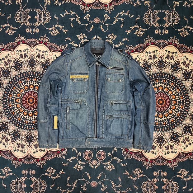 90s 돌체앤가바나(Dolce & Gabbana) 데님 자켓 (L)