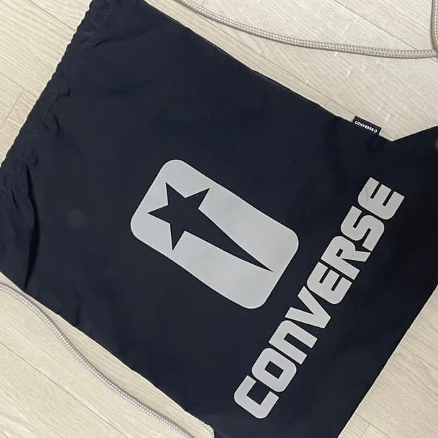 릭오웬스x컨버스 드로스트링 백