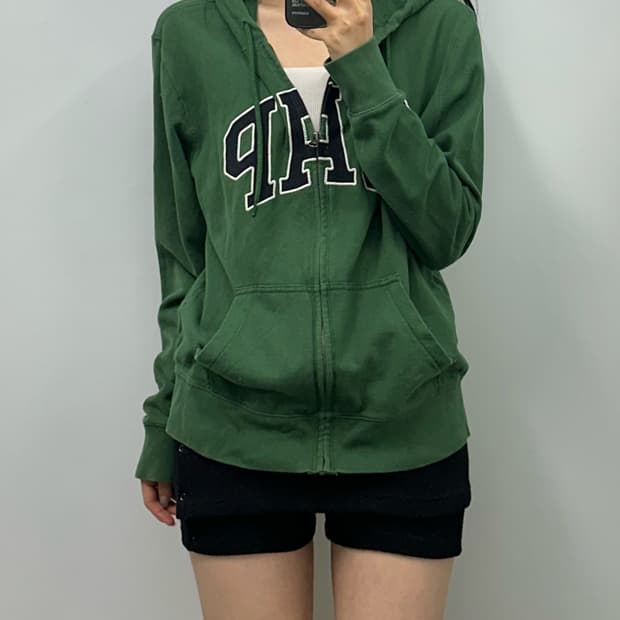 Gap 갭 그린 후드집업