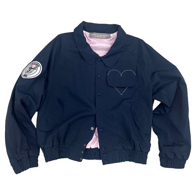 베니조프로덕트 하트 봄버 자켓 네이비