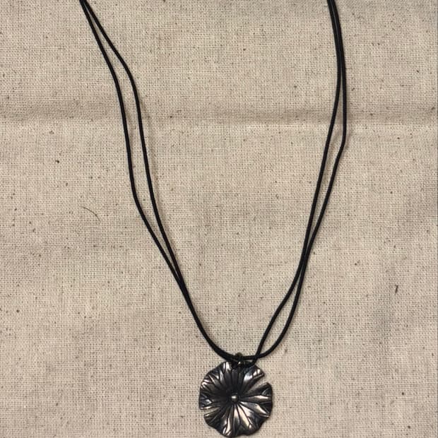 Silver925 연잎 팬던트 목걸이