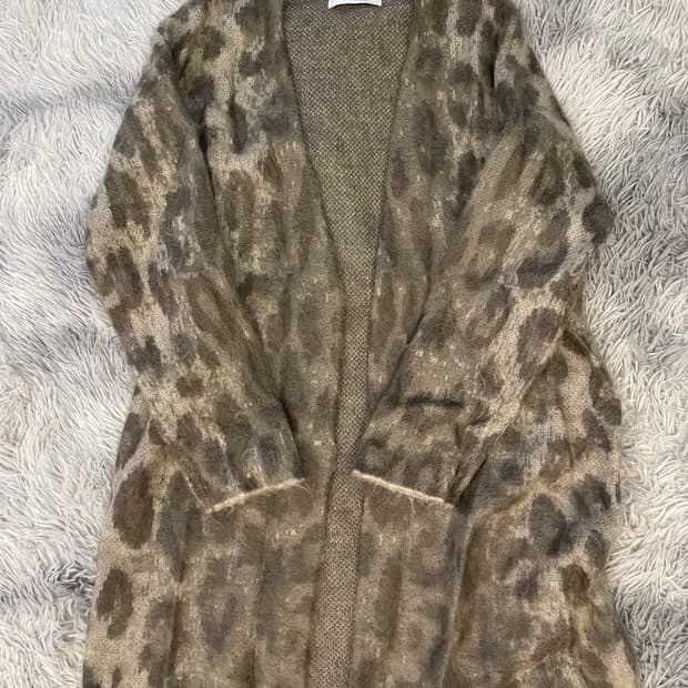 레오파드 가디건