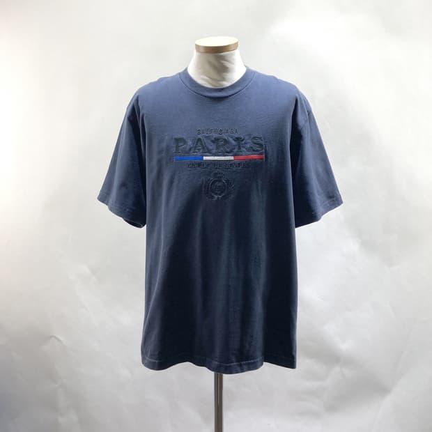 발렌시아가 정품 PARIS로고자수 반팔티 M 