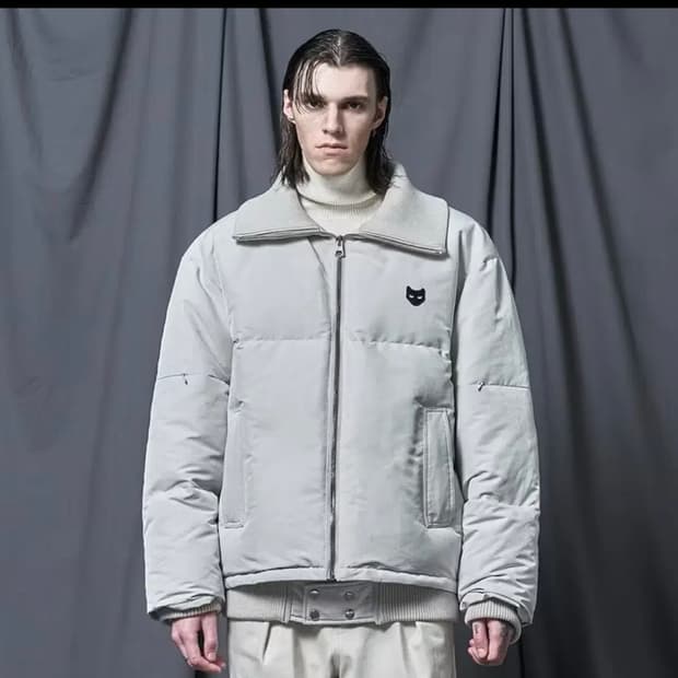 송지로지제로 패딩 크림색 L