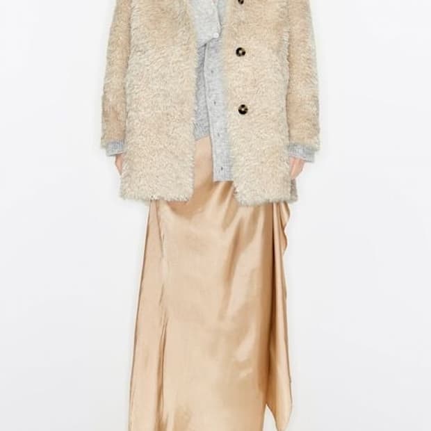 빔바이롤라 미디 페이크퍼 코트