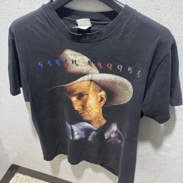 90s garth brooks 가스 브룩스 투어 티셔츠