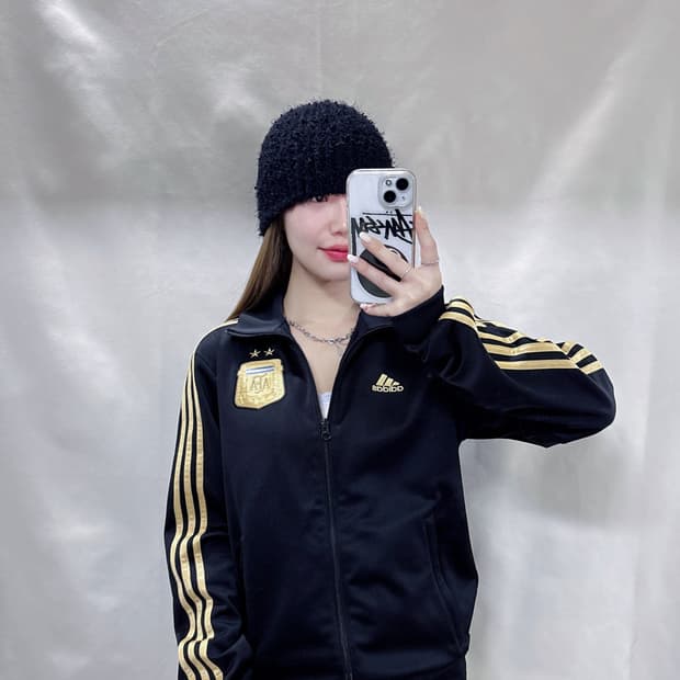 아디다스 아르헨티나 검골 트랙탑 