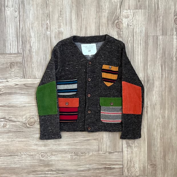 GO SLOW CARAVAN 패치워크 가디건