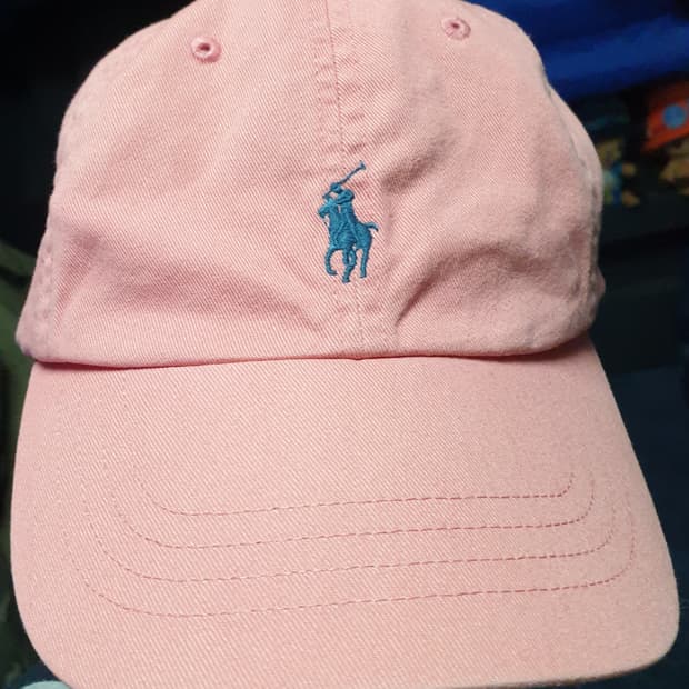 폴로랄프로렌 코튼 볼캡 OS 라이트핑크