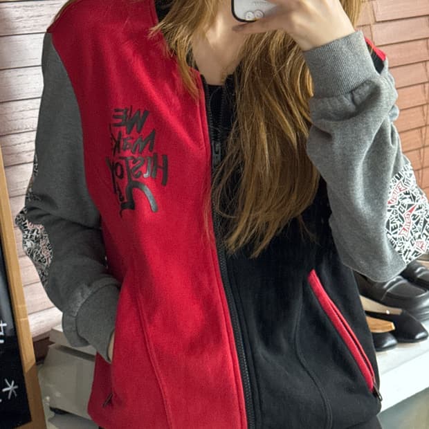 에비수 면 집업