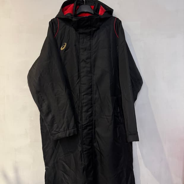 아식스 블랙 롱패딩