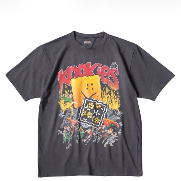 캐피탈 쿠키 티셔츠 잉크블랙 L,XL