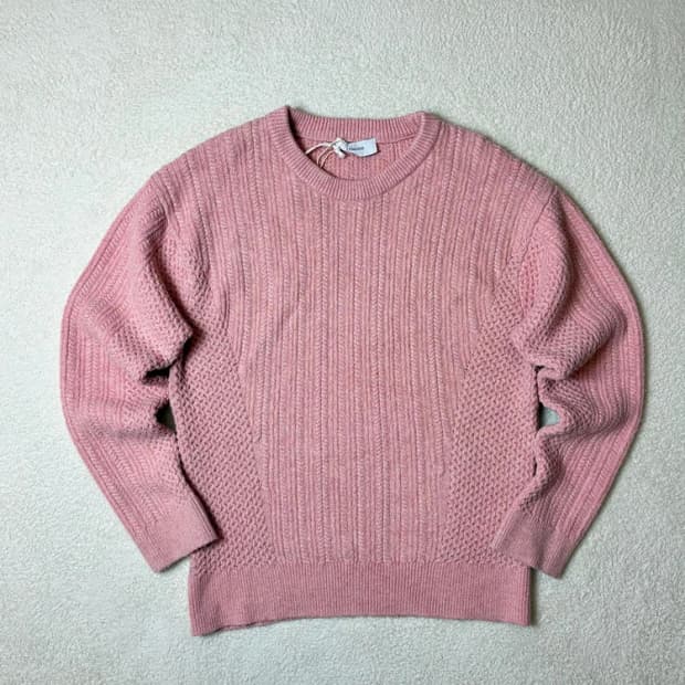 르마드 LEMARD 미니멀 패턴 믹스 니트 PN6303